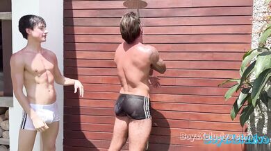 Danny Delano and Papikocic get their assholes licked and rimmed by a hot, young stud