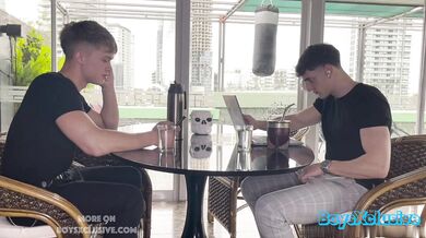 Franco Mayorga tries to hide his jocky member & Nova Ashwood takes it in the ass