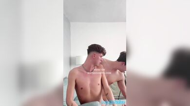 Watch Liam Holland get nailed by Noah_twnk's hard cock in this hot bareback video