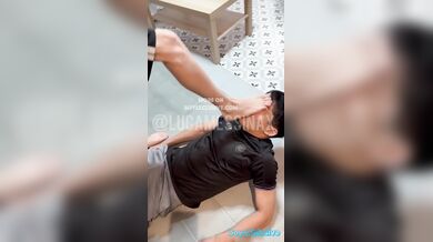 Luca Messina gets caught and punished for being a submissive Japanese girl