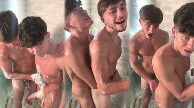 Drake Von nails Braden Sherota in the shower, bare ass included!