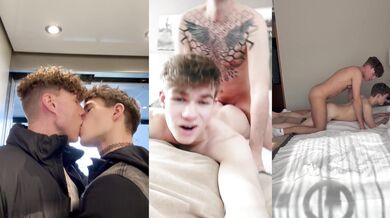 Frosty & Chris go wild with bareback anal pounding and blowjob