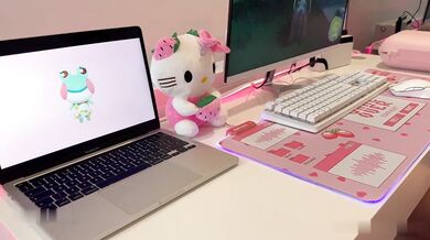 Angelic Boyo takes a monstrous cock in his sweet ass and cums like a pro