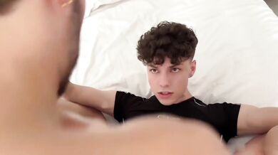 Angelic Boyo & Martin Brute take turns on Kiekie18x's ass with their massive dicks