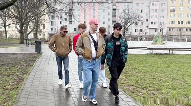 Chris_legal, Samos & kaidanvers have a wild nine boys orgy in a cute video