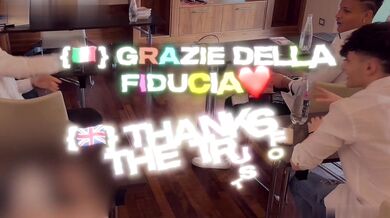 BeaSecrets, Andrea Coletti, Denis Dosio & their hot straight teacher cum together in this hot classroom sex tape