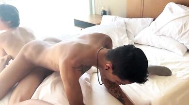 Watch how this thick dude nails his sweet twink in every way imaginable