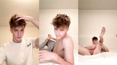 Luca Pfister's Hot Cumshow for his fans - A steamy, hot porno video