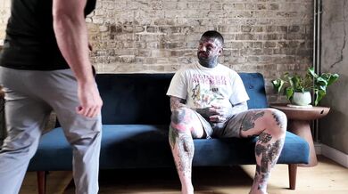 Coachstuds gets wild with his tattooed girlfriend in a raw bareback anal session