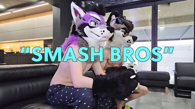 Daddy Wolf dominates in a hot anal romp on Smash Bros!