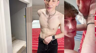 Fucking Italian teen in fake casting interview & seducing him with a big ass