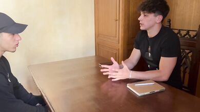 Samuele Cunto goes wild with a broke client in the office