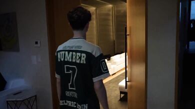 AJ gets his tight ass drilled in Bareback Movie Theater Fuck - Raw Anal Creampie