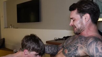 Papi Kocic nails Lachie's ass with his raw muscle & deep blowjob skills