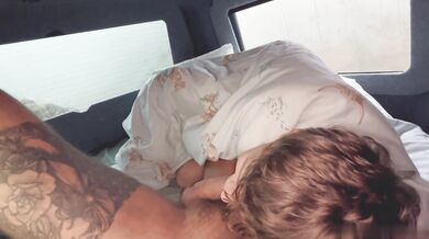 Gudelzilv's First Time Fucking in our Campervan - Hot Bareback Sex with a Big Dick