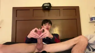 Vasistone tries to put a condom on a massive cock with her tight pussy