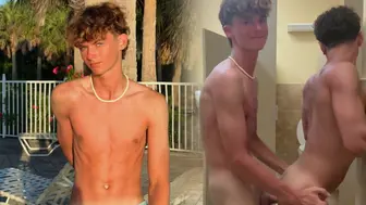 Jacktwinkie fucks his BF’s brains out on family trip – hot anal action!