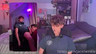 Jack & AJ’s 18yo twink show: big cock, anal, cum, and BJ for all!