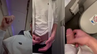 Fedehub_twink’s Italian Boy Almost Caught Jerking Off On A Plane