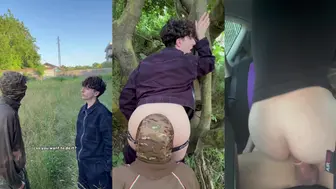 Danny Ferrari sneaks a blowjob from Italian Twink in this hot military video