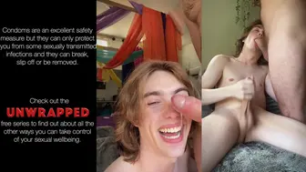 Kayden Gray & Tannor Reed get bareback with big cock & deepthroat action