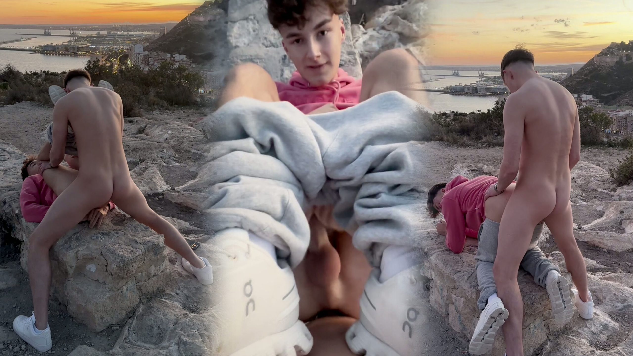 Alo_twink & Oskarx get wild in the great outdoors!