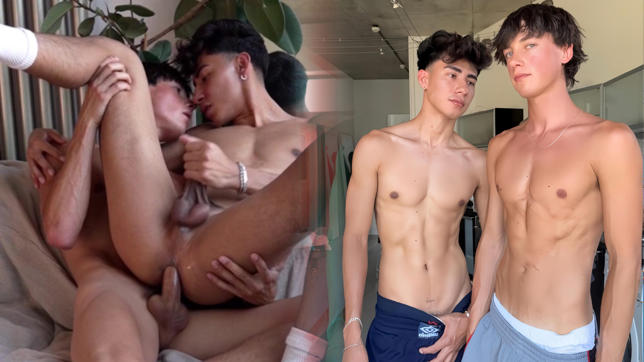 Luca Ambrose moans as Danny Delano pounds her tight ass with his huge cock