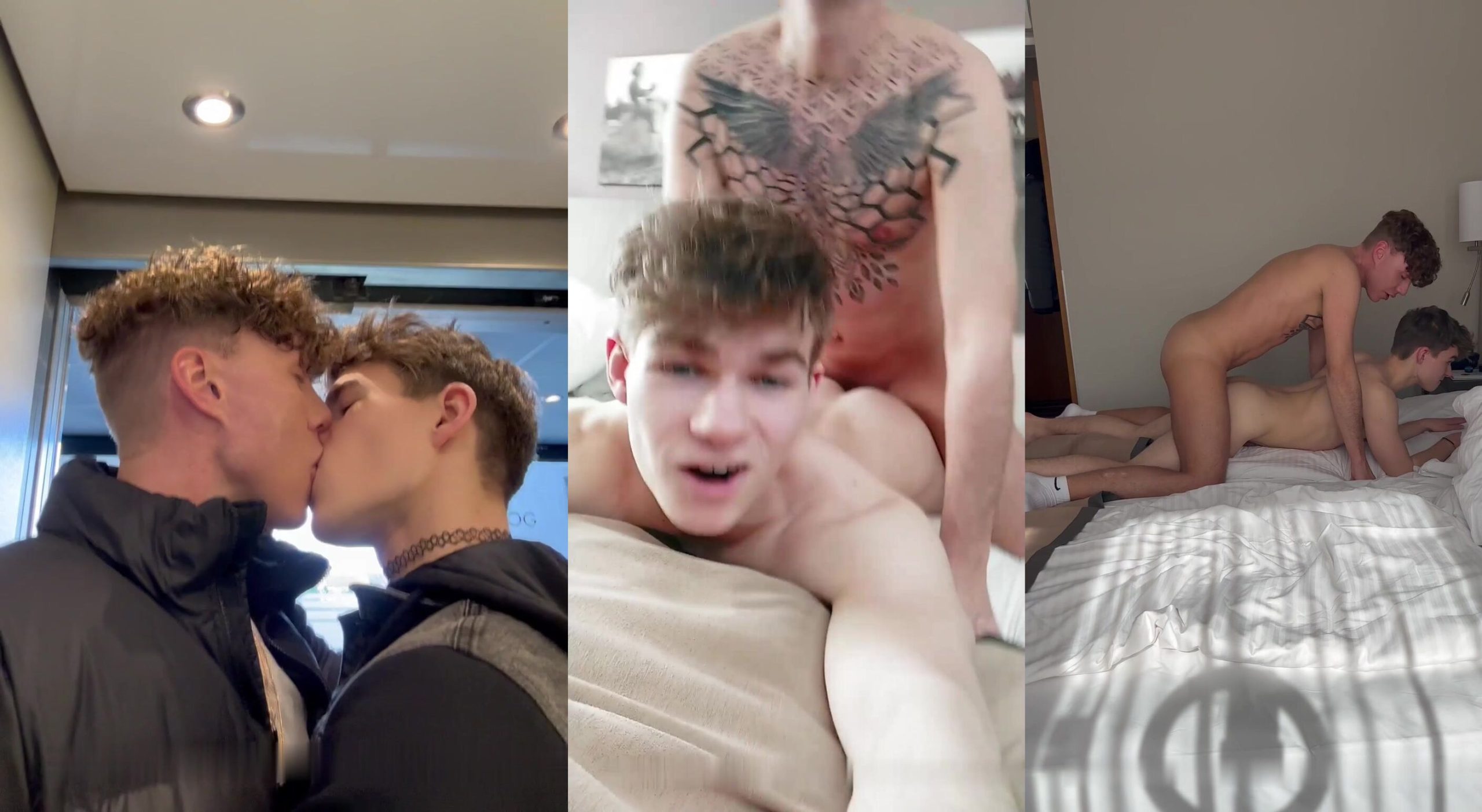 Frosty & Chris go wild with bareback anal pounding and blowjob