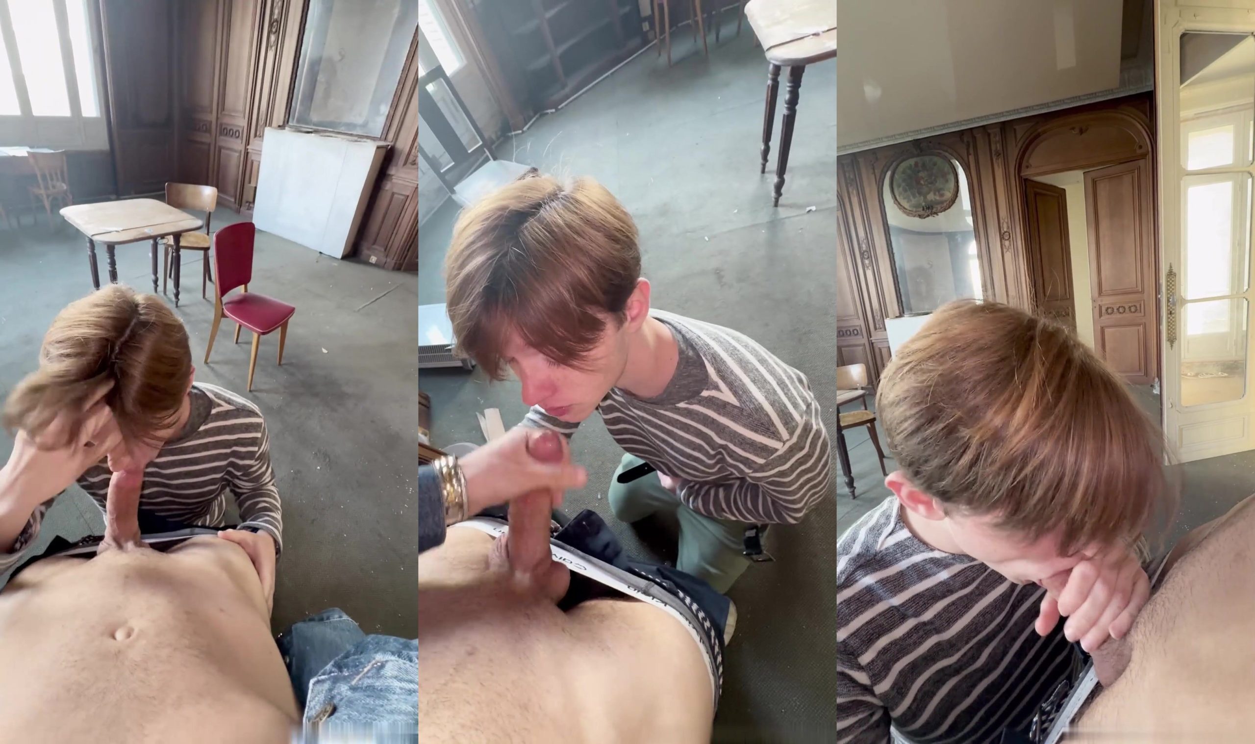 Yanisex and Charlescrv get frisky in abandoned house – a hot, steamy affair!