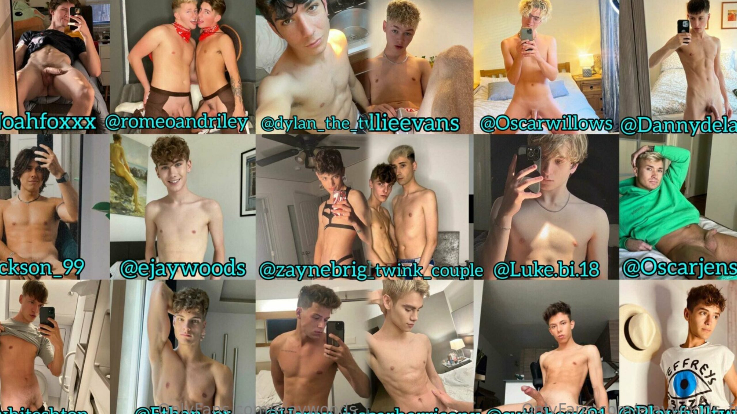 Watch these gorgeous young guys cum hard in a hot cumshot video – 17 Beautiful Twinks