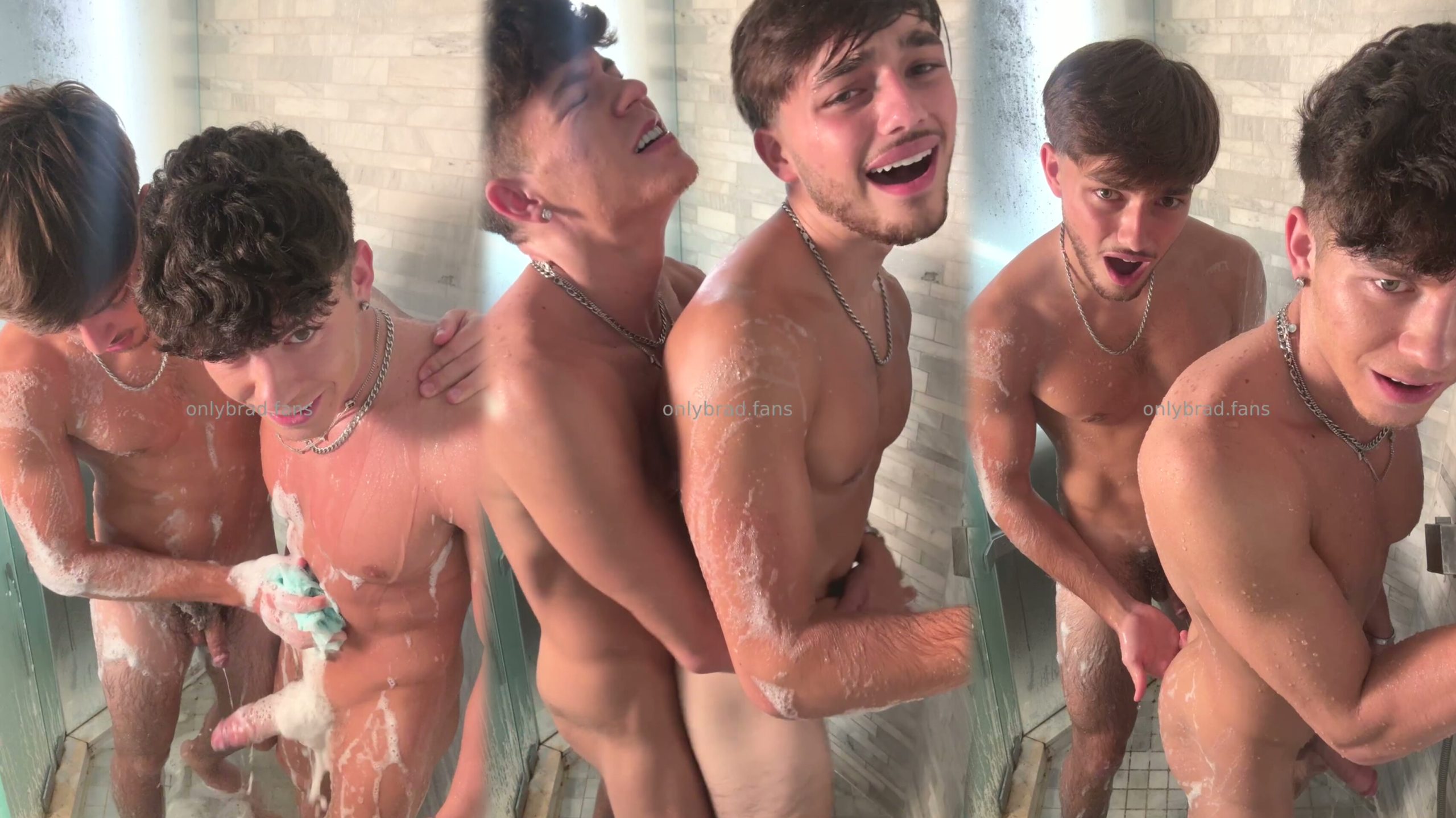 Drake Von nails Braden Sherota in the shower, bare ass included!