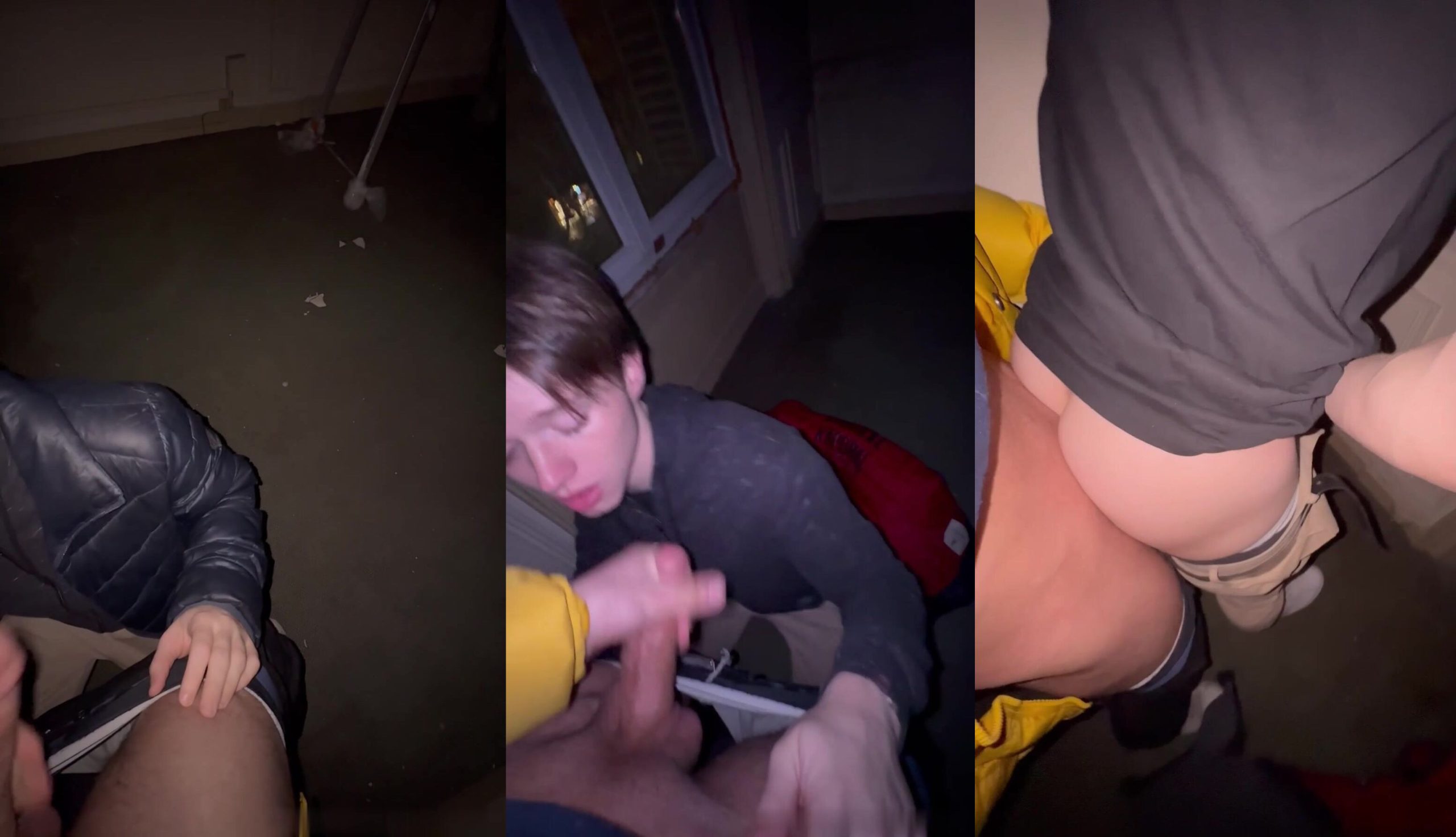 Charlescrv hooks up with Yanissex in abandoned building for wild anal sex