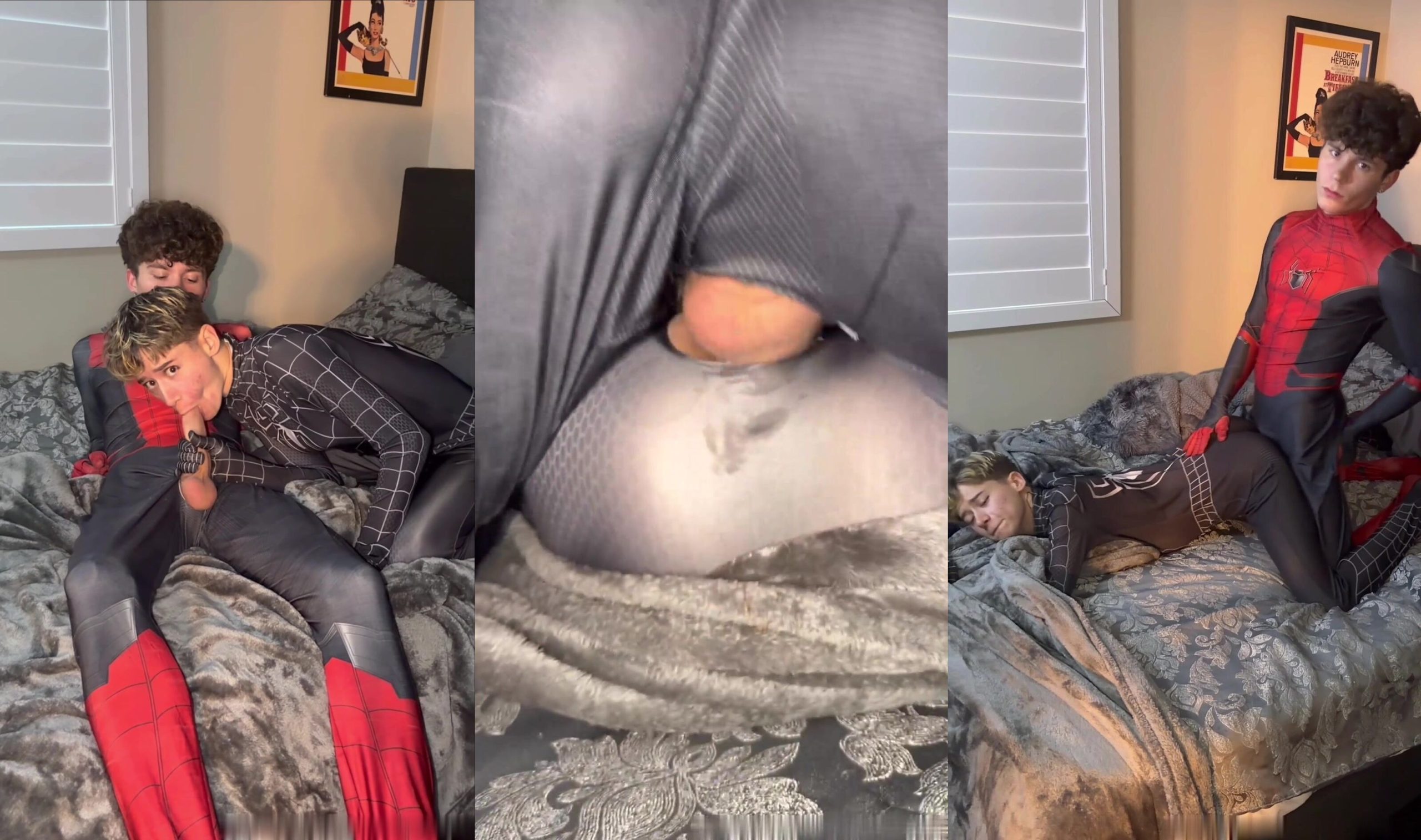 RayneTwink Dicked Down By Silas Brooks In His Spider-Man Custom